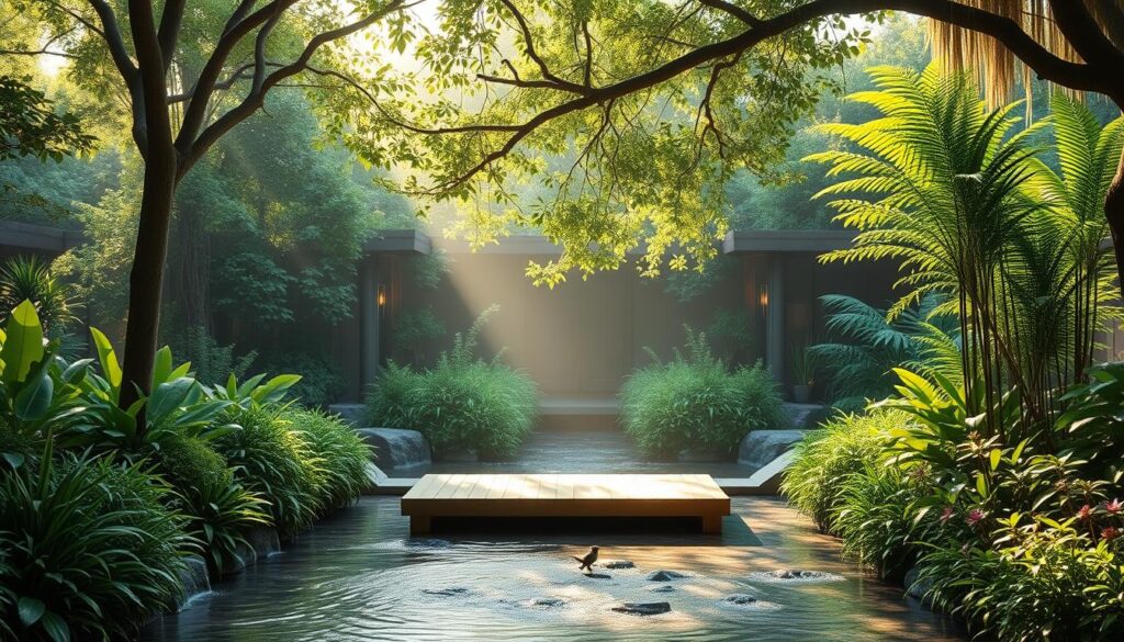 ruang spiritual untuk meditasi dan kedamaian